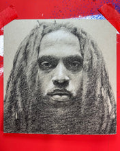 Load image into Gallery viewer, custom 8x8&quot;charcoal portrait by robertprovilus.

