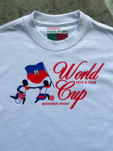 Load image into Gallery viewer, mens haiti world cup tee by robert provilus.
