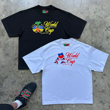 Load image into Gallery viewer, mens haiti world cup tee by robert provilus.
